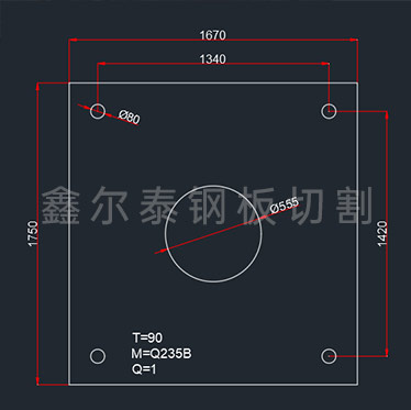 鋼板按圖數(shù)控切割