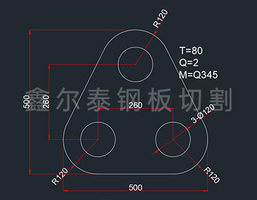 鋼板按圖數(shù)控切割