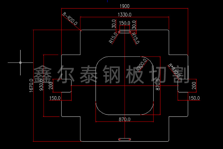 鋼板按圖數(shù)控切割