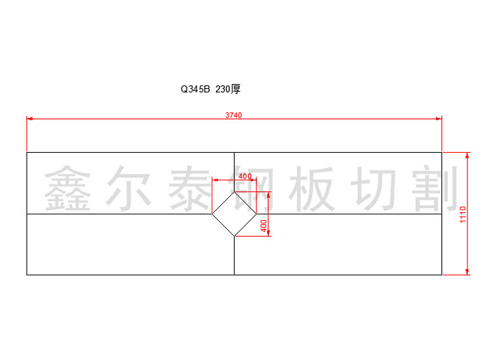 鋼板按圖數(shù)控切割