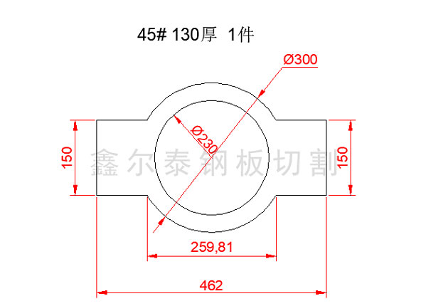 鋼板按圖數(shù)控切割